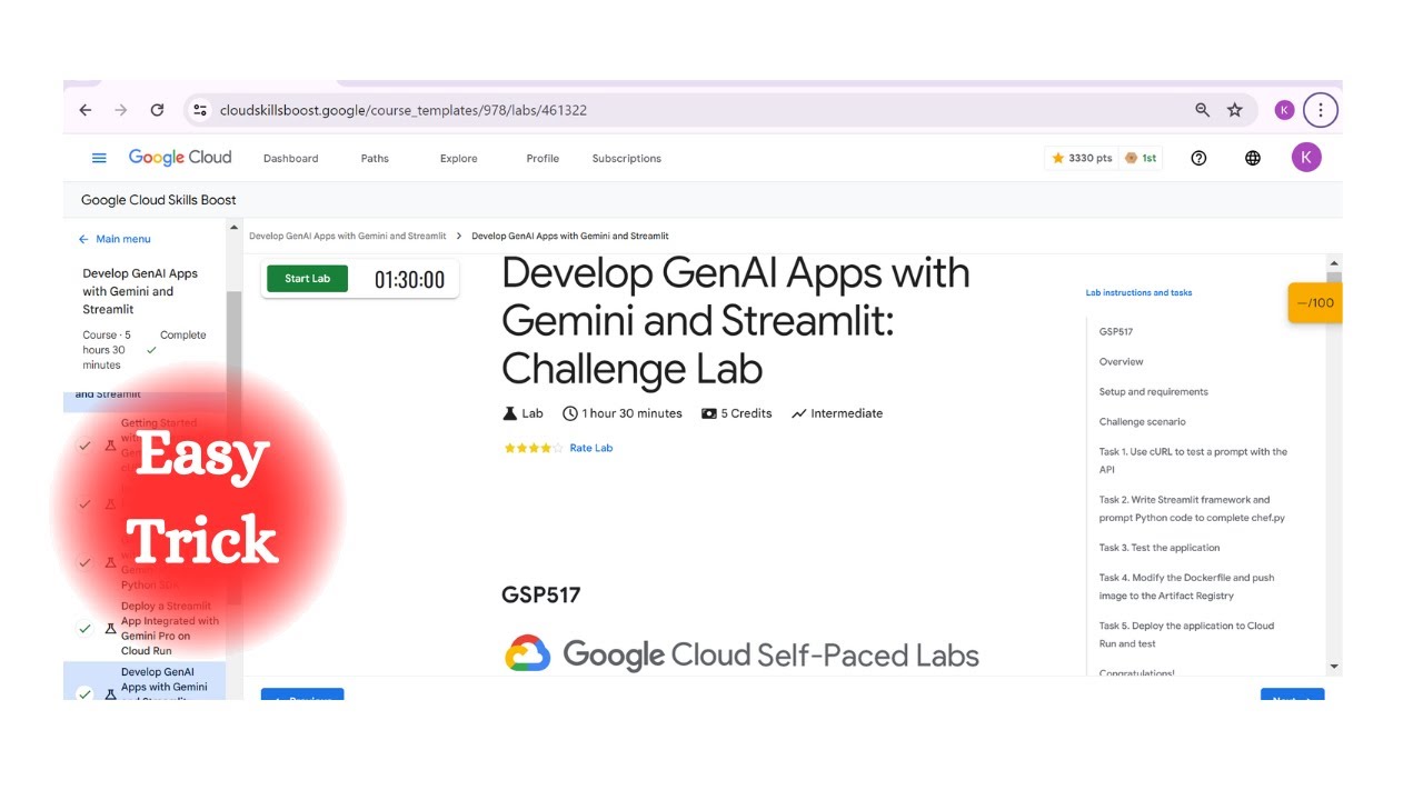 Develop GenAI Apps With Gemini And Streamlit Challenge Lab GSP517 develop-genai-apps-with-gemini-and-streamlit-challenge-lab-gsp517
