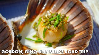 Gordon Ramsays Whiskey Infused Scallop Dish Gordon, Gino And Freds Road Trip