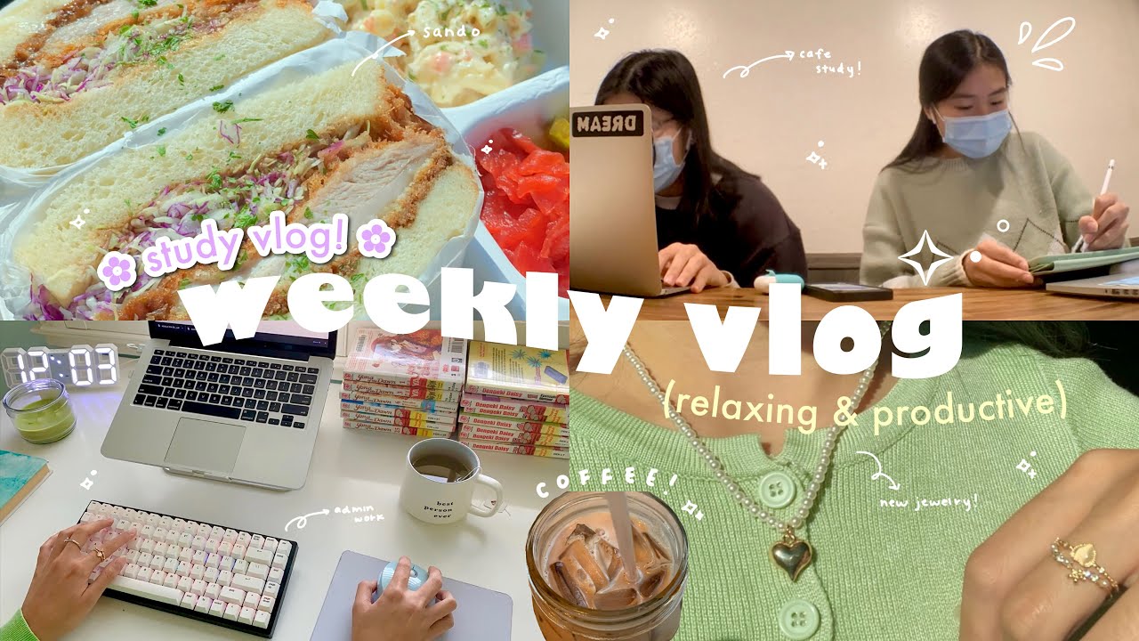 неделя из моей жизни 💌 учёба в кафе, новые украшения, онлайн-занятия и празднование 3-летнего юби...