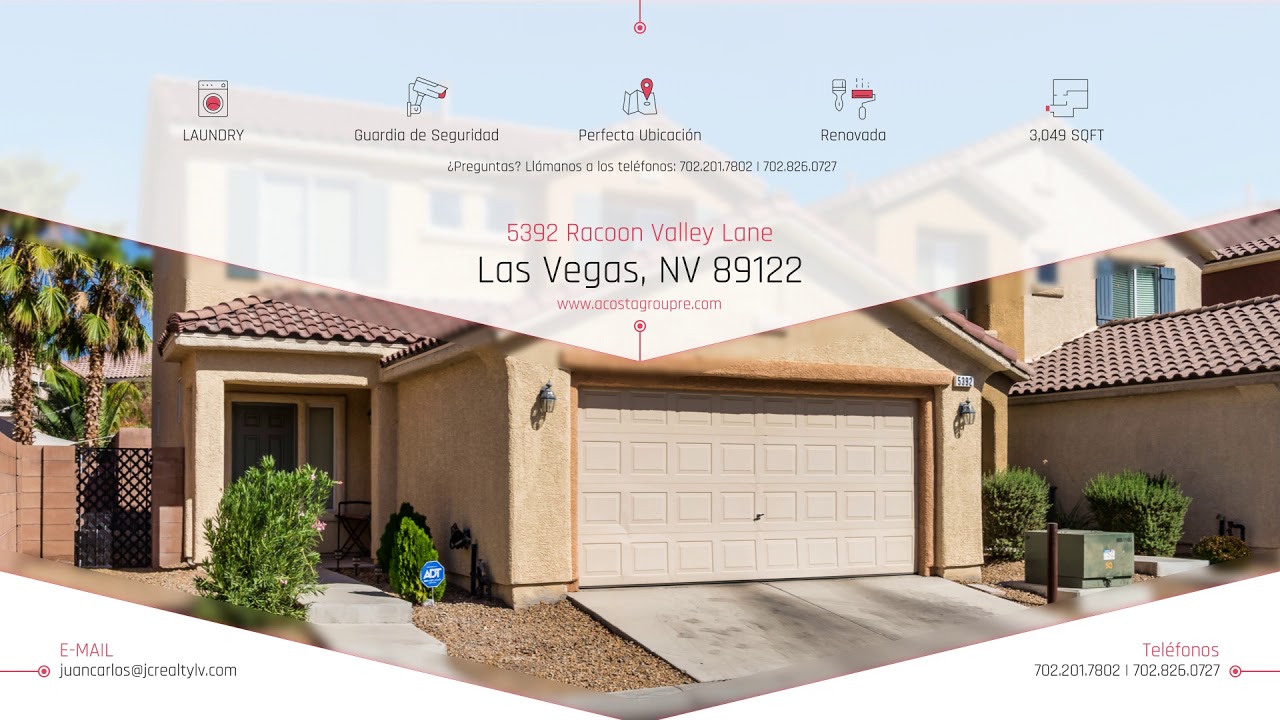 Hermosa casa en venta en Las Vegas YouTube