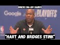 Mike Brown BLASTS Hart and Bridges after Game 3 loss - Post Game Interview - Knicks vs Hawks