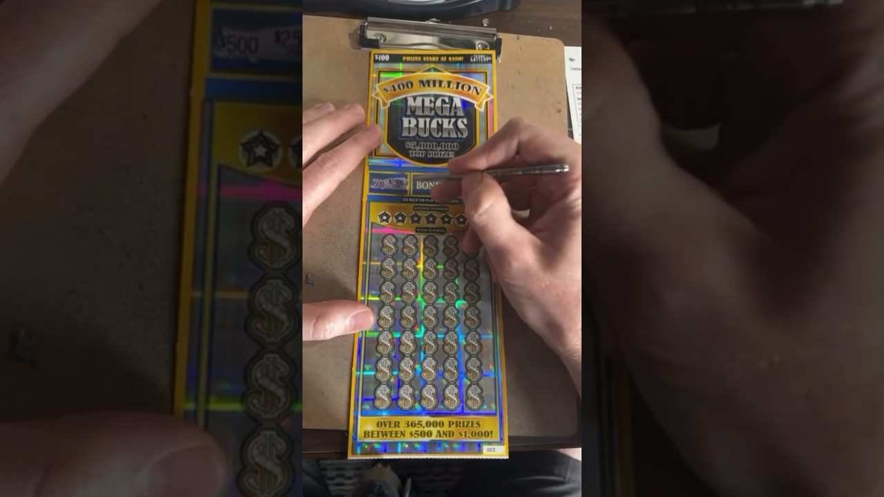Lucky Break with a $100 Scratch Off Ticket! 