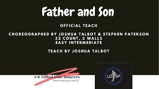 Father And Son Line Dance Official Tutorial By Joshua Talbot And Stephen Paterson