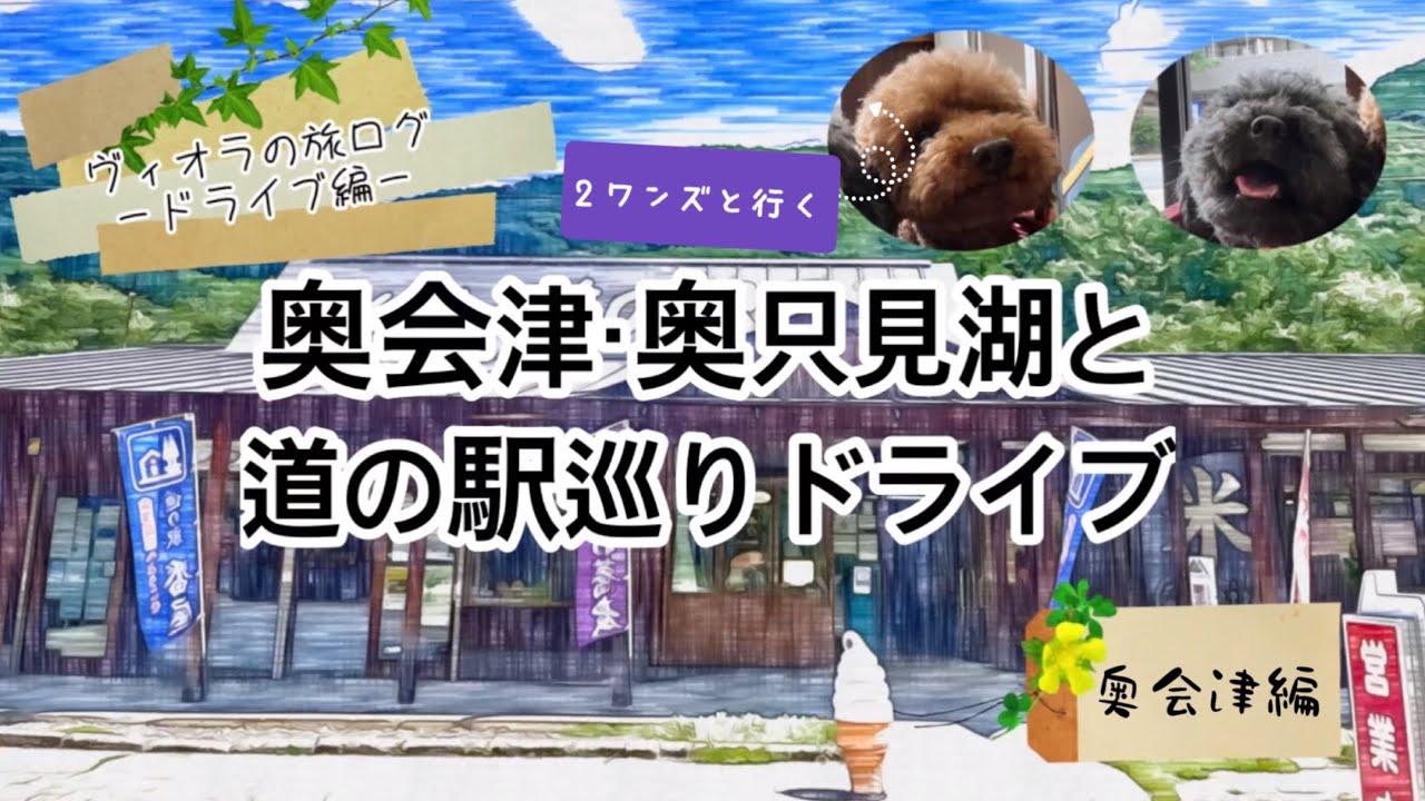 【ヴィオラの旅ログ】ドライブ編〜奥会津・奥只見湖と道の駅巡りドライブ［奥会津編］