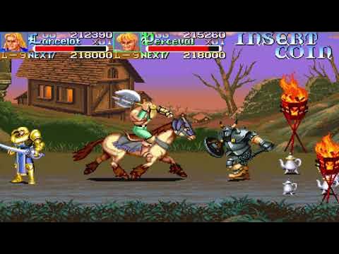 Knights of the Round SNES 2 player 60fps 