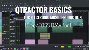 Qtractor Basics for Electronic Music Production 