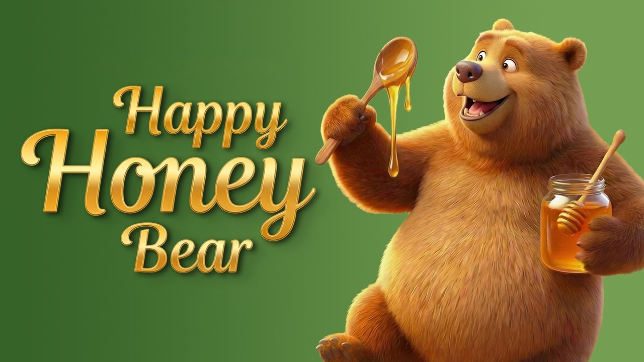 Happy Honey Bear Song | Fun Kids Story About Sharing & Friendship 🐻🍯 ...