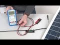 Solar panel measurement open-circuit voltage & short-circuit current