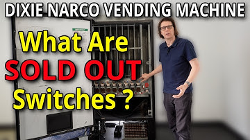 Dixie Narco 501E Drink Vending Machine: SOLD OUT Switches