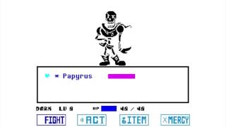 Papyrus's theme - Bonetrousle REVERSED [Undertale]