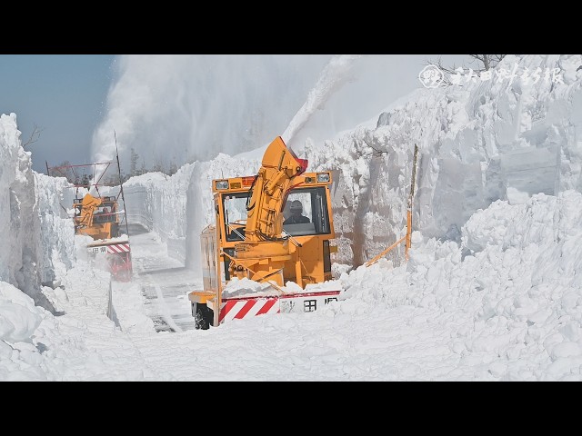Snow walls exceed 6 meters; snow removal progresses on the