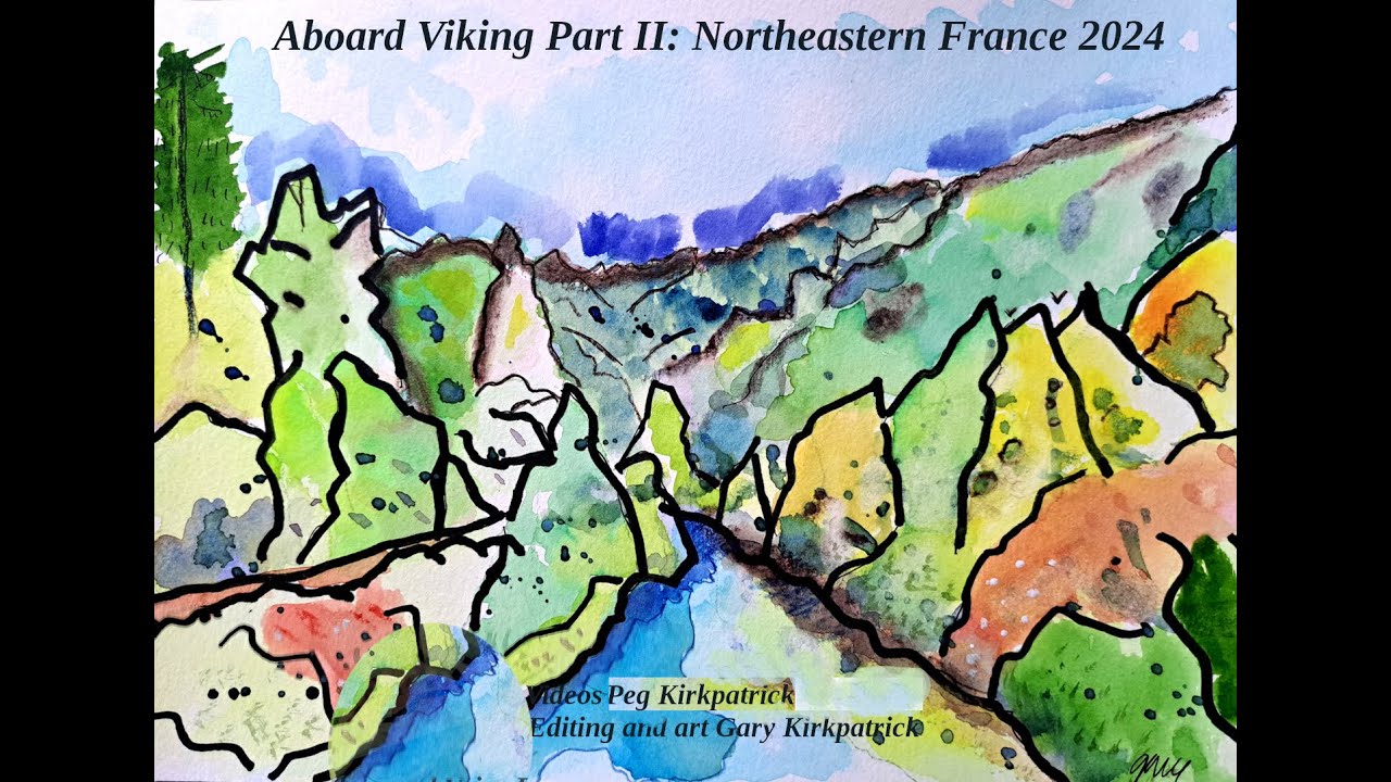 Northeast France aboard our boat Viking 2024