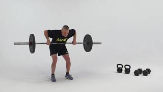 Free Weight Assisted Exercise 6 - Bent Over Row