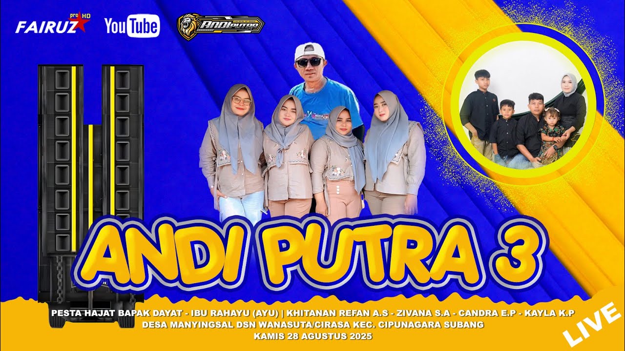 🔴 LIVE | ANDI PUTRA 3 | DS MANYINGSAL DSN CIRASA KEC. CIPUNAGARA - SUBANG | KAMIS 28 AGUSTUS 2025