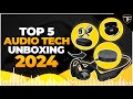 Top 5 Audio Tech Unboxing 2024 - Crazy AI Headphones, earbuds, and Speakers!