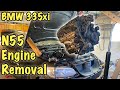 BMW N55 Engine Removal - BMW 335i E92 Rebuild Project