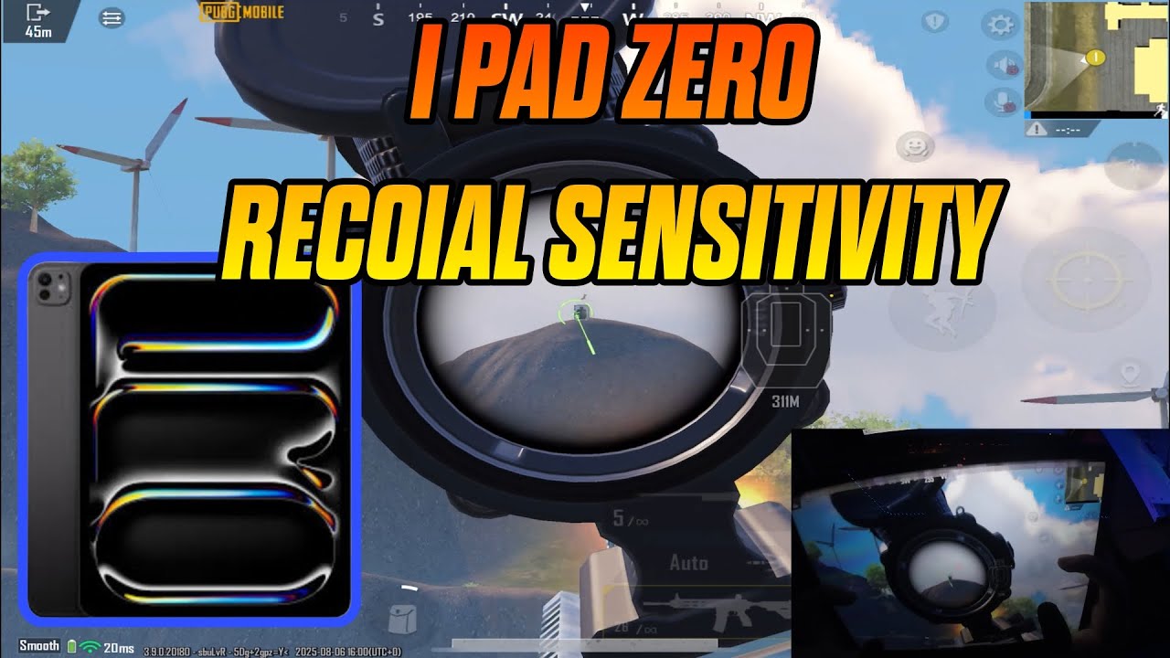 BEST  #pubgmobile🔥SENSITIVITY AND CONTROL  / iPad Generations,7,8,9,Air;3,4,Mini,5,6,Pro 11 #foryou