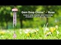 Gem Drop Chime - Rose by Woodstock Chimes