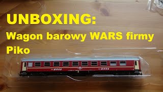 UNBOXING: Piko's WARS Dining Car