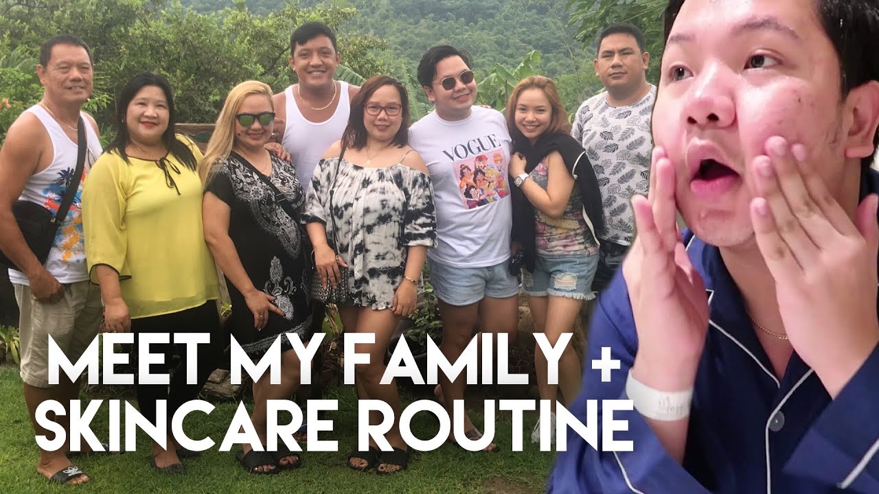 MEET MY FAMILY +  SKINCARE ROUTINE | Jash Gonzales