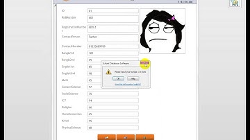Microsoft Access Database School Management Software Introduction- Tutorial