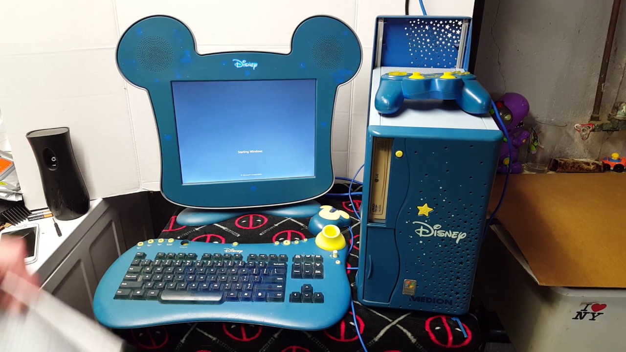 04 Disney Dream Desk Pc Built By Medion Special Built For Children Youtube