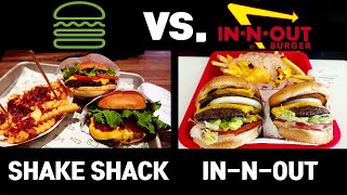 Shake Shack VS. In-N-Out Burger! Best Fast Food Burger in America