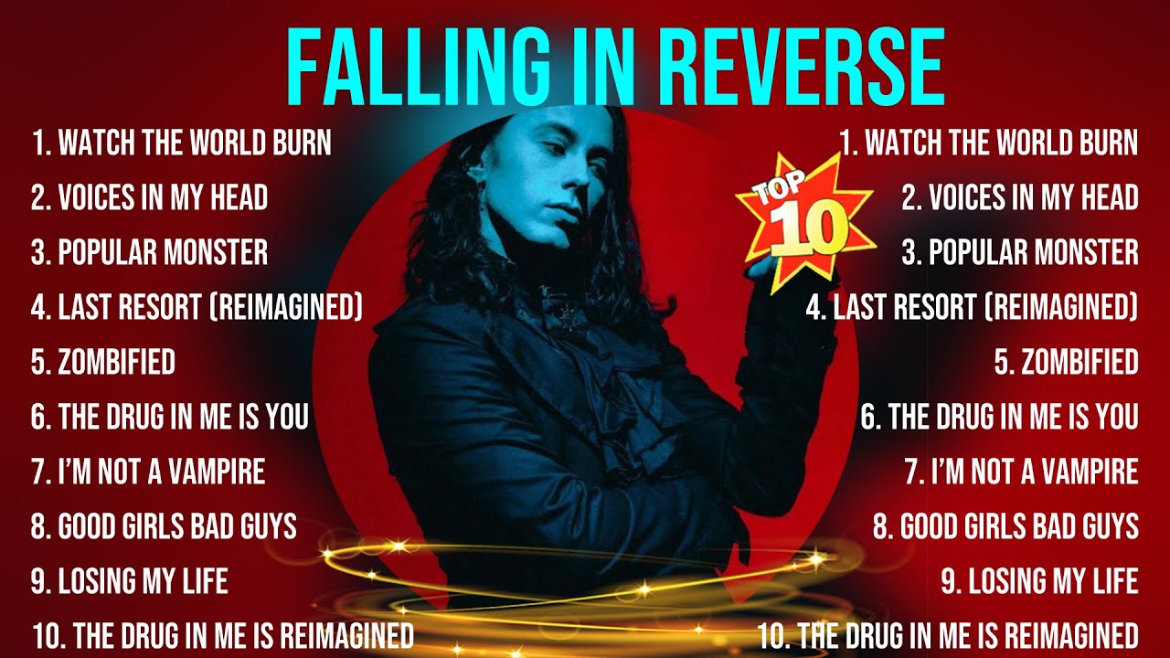 Falling In Reverse Greatest Hits ~ The Best Of Falling In Reverse ~ Top 10 Artists of All Time