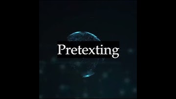 Pretexting #cybersecurity #security+ #chatgpt