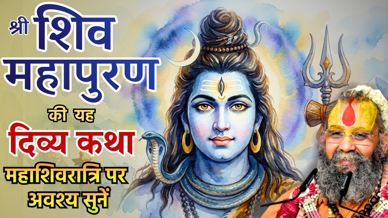 महाशिवरात्रि पर सुनें शिव महापुराण की दिव्य कथा - महादेव होंगे प्रसन्न #shrirajendradasjimaharaj