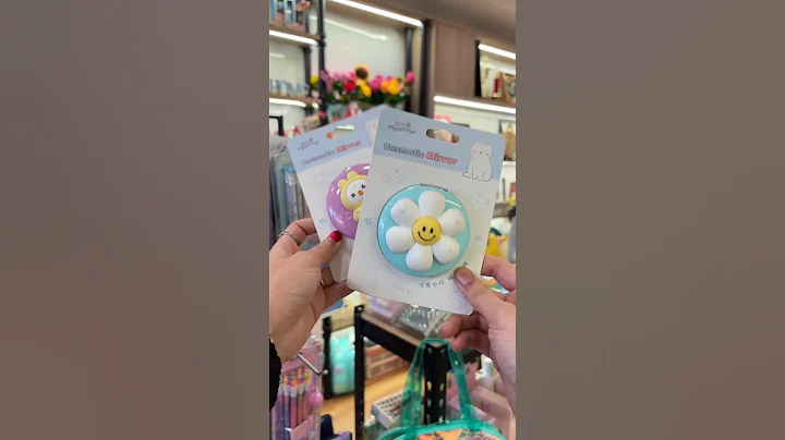 cute and aesthetic kawaii mirrors 🎀 #shortsviral #miniso #stationarycollection #explore #kawaii