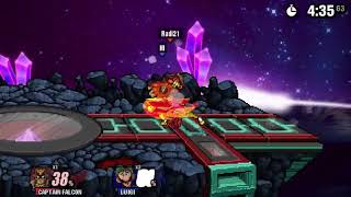 SSF2 Falcon v Luigi lol