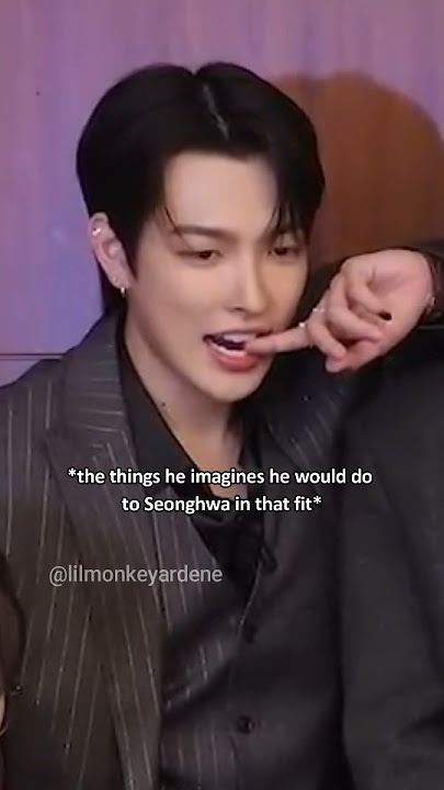 Mingi crushing on Yunho and Hongjoong craving Seonghwa carna!!y 🤭💕💕 #ateez #seongjoong #yungi