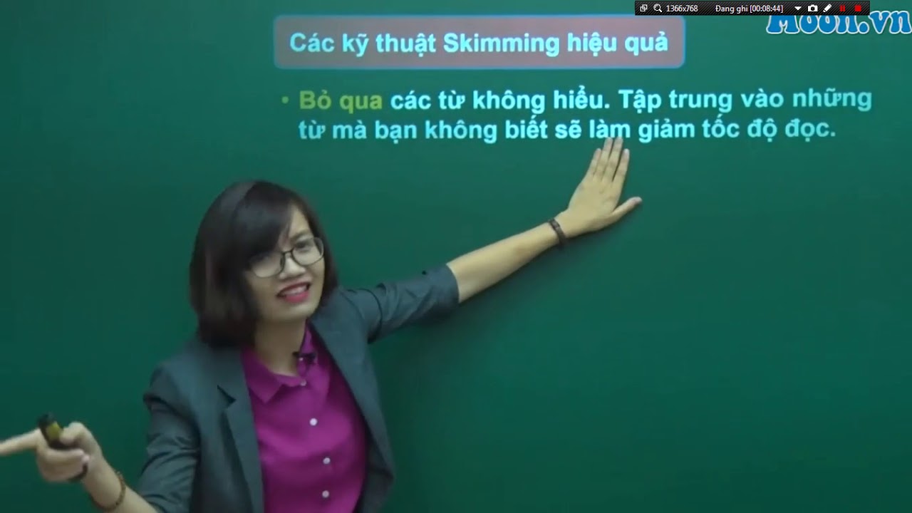 [Moon.VN] -- Cô Vũ Mai Phương -- Rèn Luyện Kỹ Thuật Đọc Hiểu ( Phần 1)