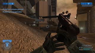 Halo 2 Classic Custom Game Browser: Cursed Fiesta FFA Gameplay (No Commentary)