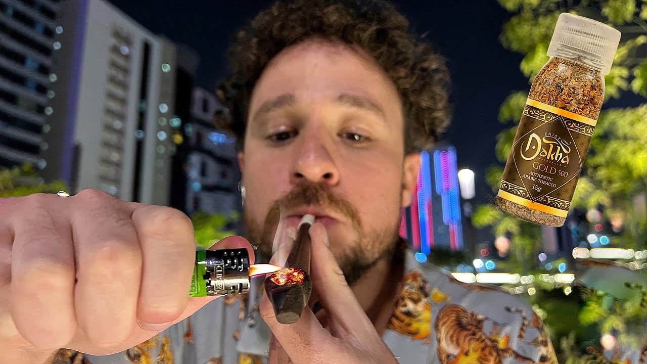 Probando el adictivo y fuerte tabaco de los árabes | ¿Qué se siente?