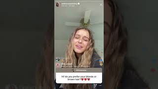 Addison Rae insta live 3.23.20 part 1