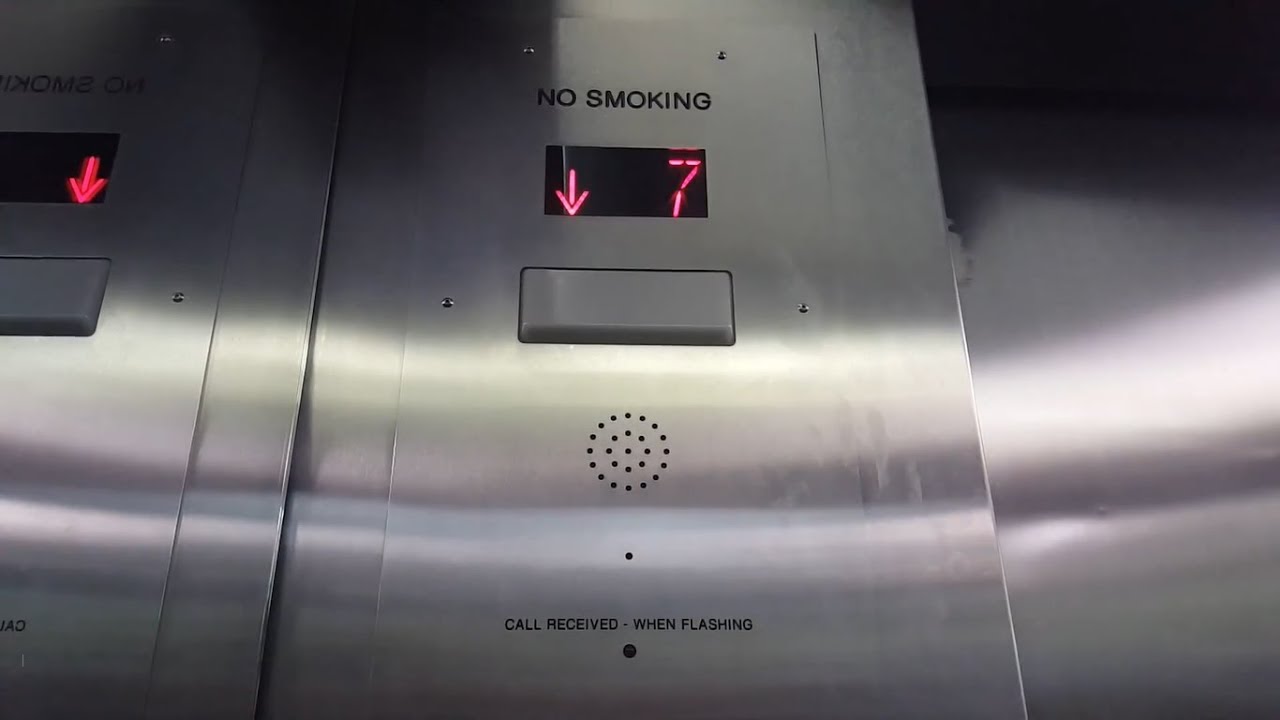 Schindler Traction Elevator @ Bryan Tower Parking Garage - Dallas, TX