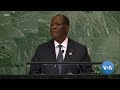 Ivory Coast President Alassane Ouattara Addresses 77th UNGA