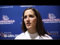 Interviews - Gonzaga Women's Basketball vs WSU (December 9, 2014)