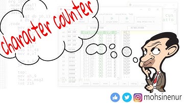 Count The Number Of Character In an Input - Assembly Language Bangla Tutorial