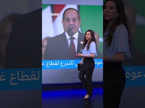 جدل في مصر حول دعوة السيسي للتبرع لإعمار غزة