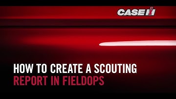How to add a Scouting Report in FieldOps