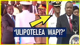 Laughter as Ruto meets former Uhuru Bodyguard Timothy Stelu Lekolool