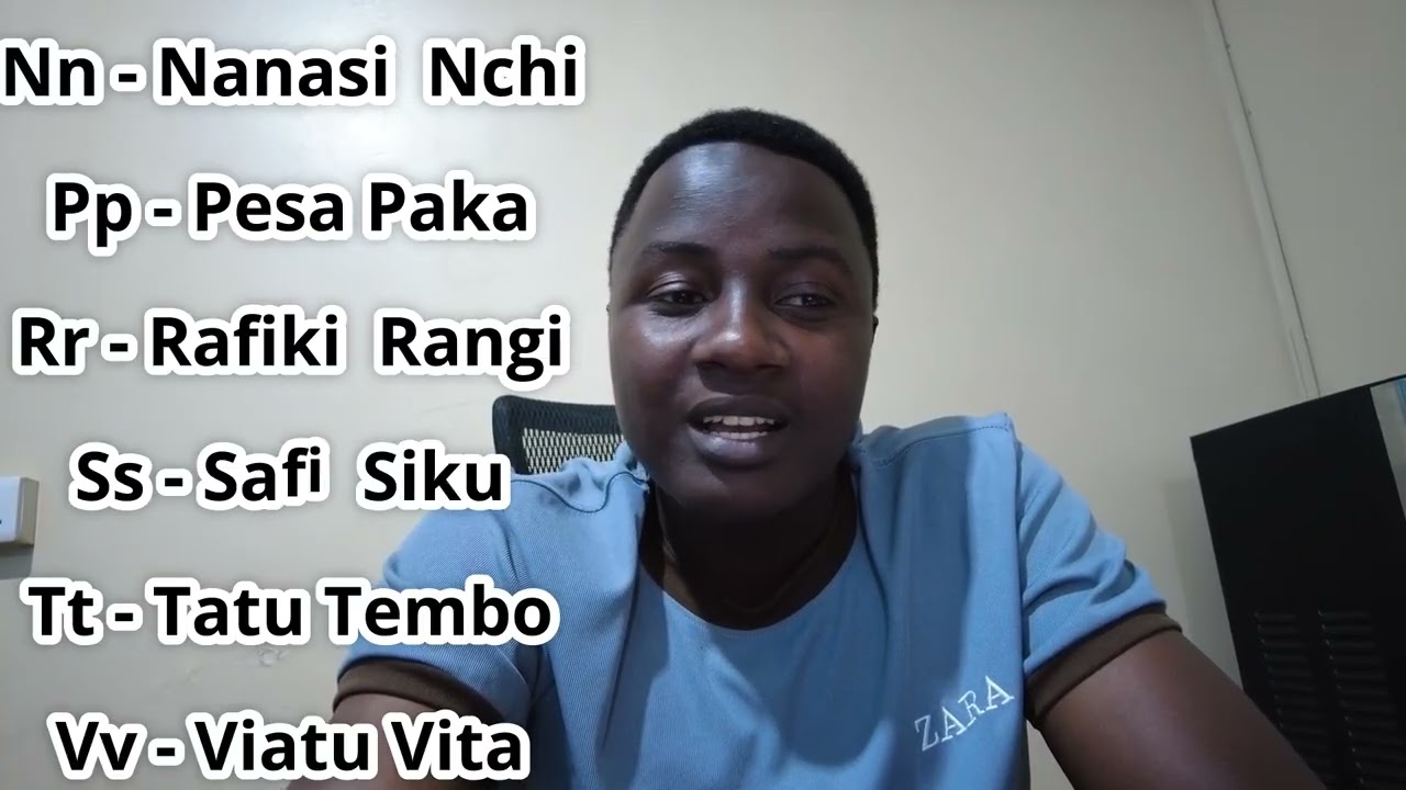 Kusoma Kiswahili: Konsonanti (Swahili Consonants)