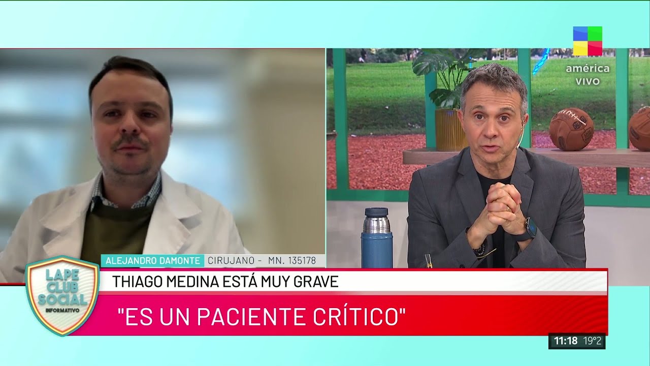 🔴PREOCUPA LA SALUD DE THIAGO MEDINA: EL EX "GRAN HERMANO" SERÁ OPERADO NUEVAMENTE