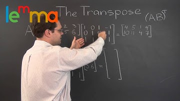 Linear Algebra 11x: The Transpose of a Product