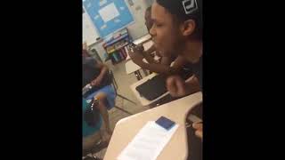 Kid beat boxes while teacher reads Dr  Seuss! Not Original this dude lit