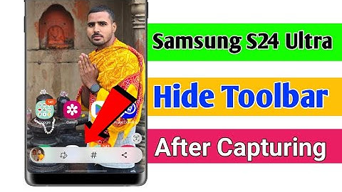 How to Hide Toolbar after Screenshot capture | How to Disable Screenshot Toolbar in any Samsung S24