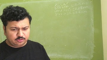 Induction Motor Design Lec 6 Stator Slot Dimension Example